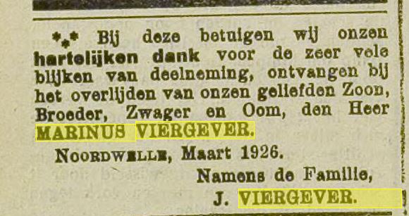 Marinus Viergever 1876-1926